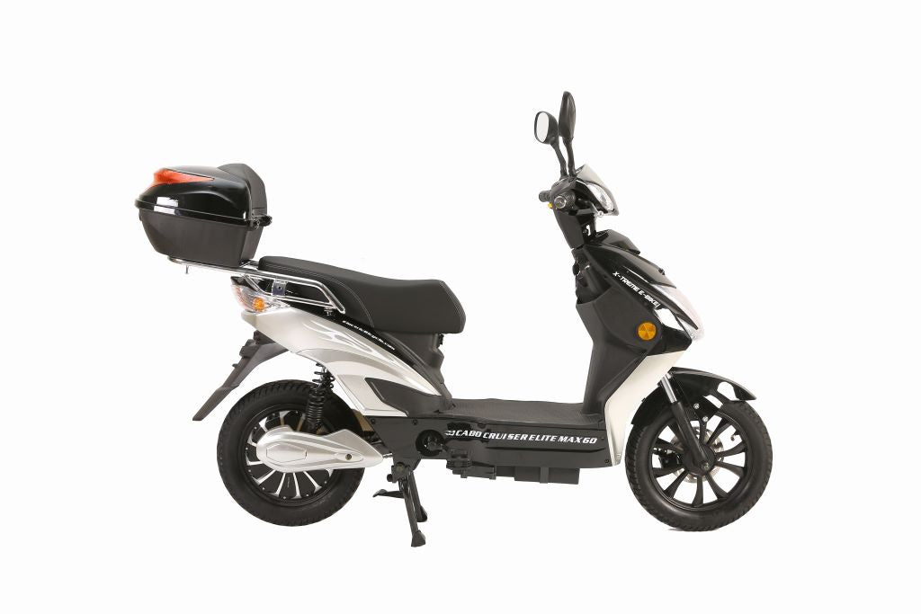 X-Treme Cabo 600 W Cruiser Elite Max 60 Volt Electric Scooter - Black - Right Side 