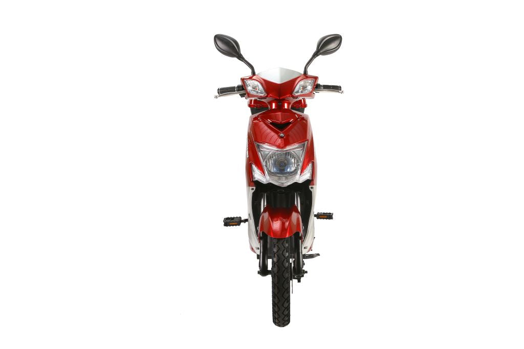 X-Treme Cabo 600 W Cruiser Elite Max 60 Volt Electric Scooter - Red - Front