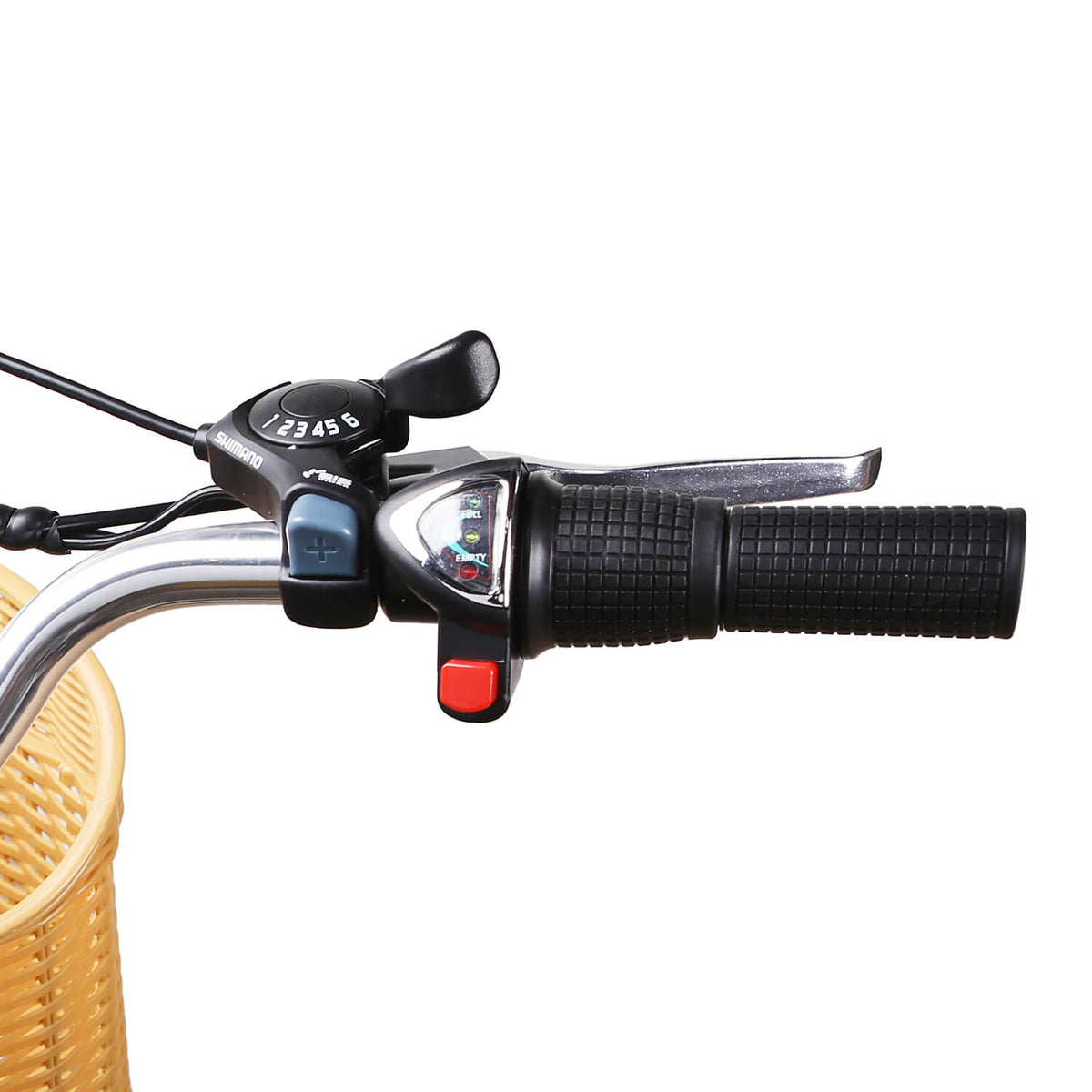 Nakto Camel City 26” Men’s Electric Bike, 250W 36V With Plastic Basket 