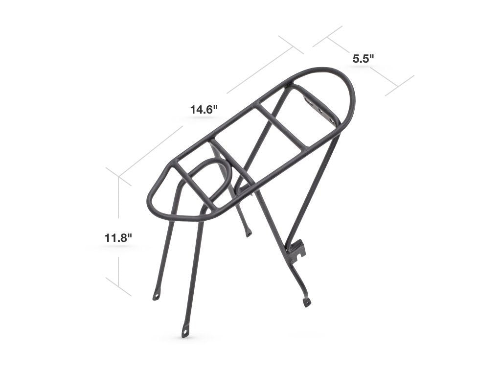Qualisports Volador QSEB02 350W 36V Electric Folding Bike Rear Rack