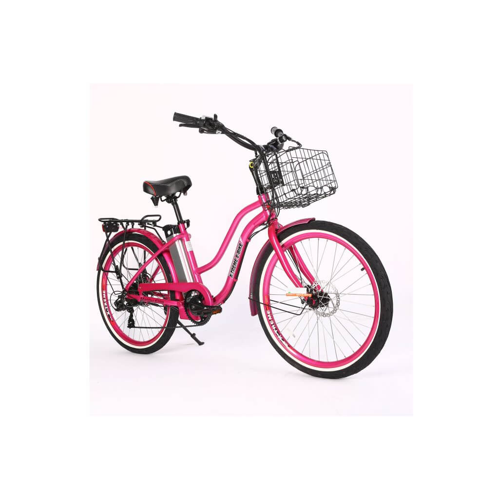 X-Treme Malibu Elite 24V 300W Step Through Beach Cruiser Electric Bike