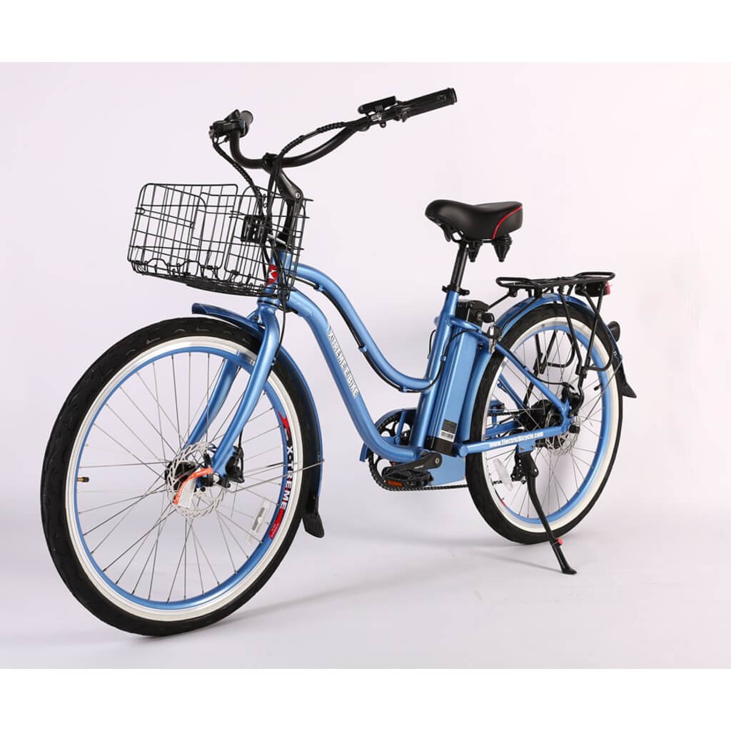 X-Treme Malibu Elite Max 36V 350W Step-Through Beach Cruiser Electric Bike