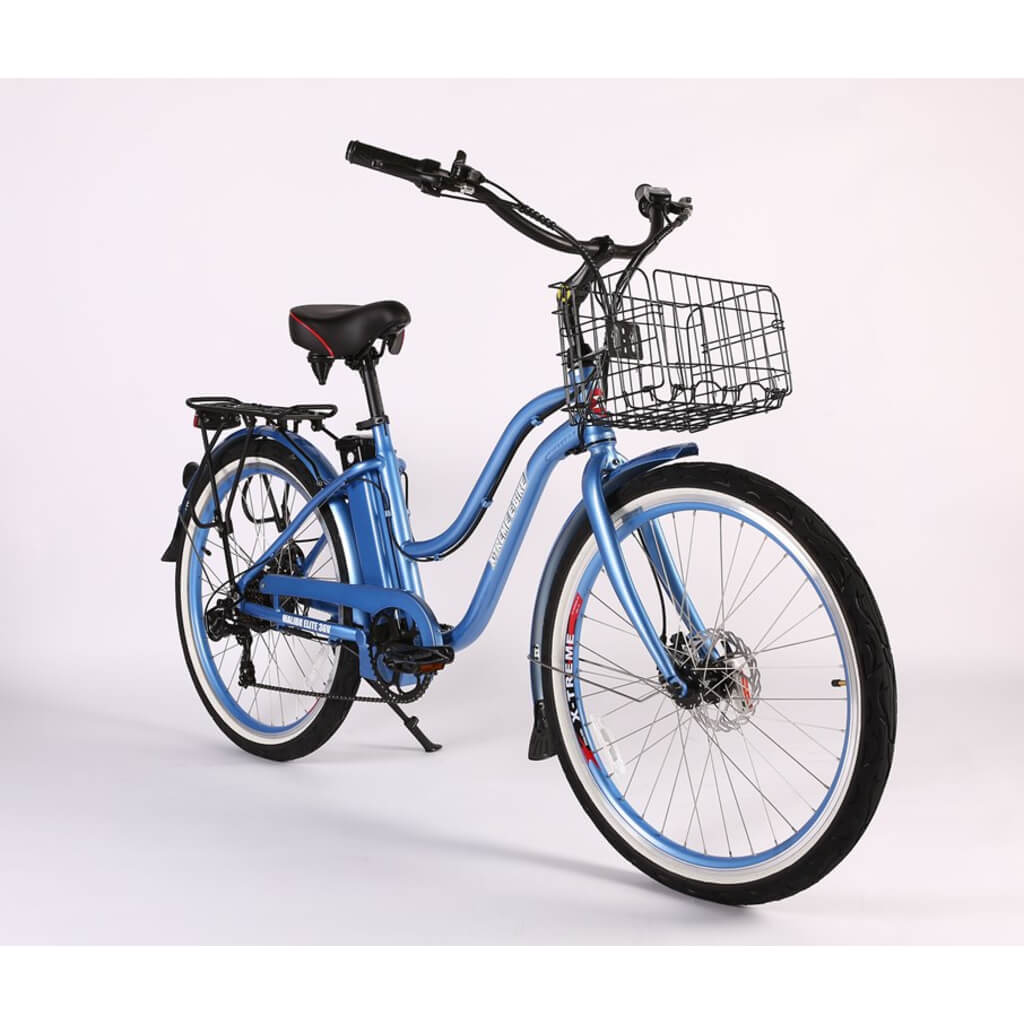 X-Treme Malibu Elite Max 36V 350W Step-Through Beach Cruiser Electric Bike
