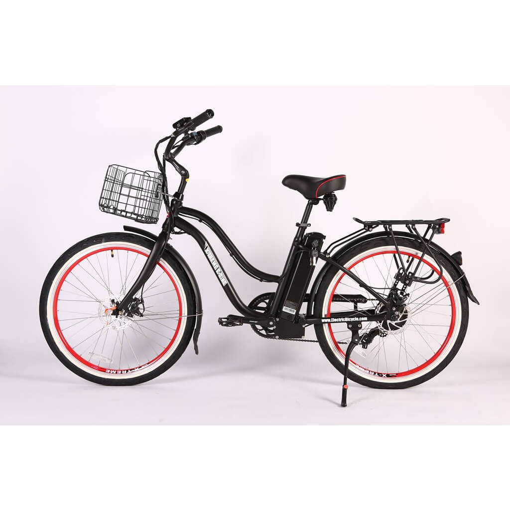 X-Treme Malibu Elite Max 36V 350W Step-Through Beach Cruiser Electric Bike