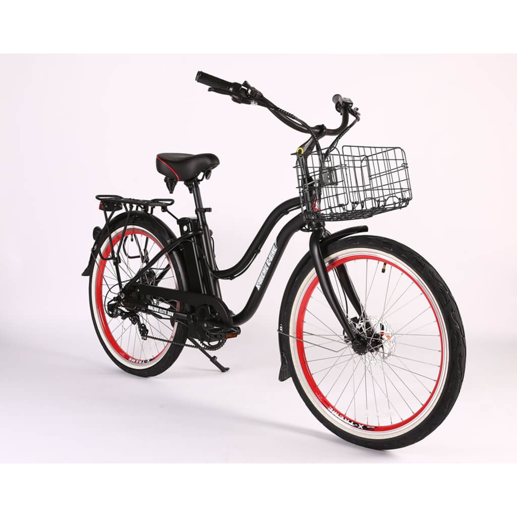 X-Treme Malibu Elite Max 36V 350W Step-Through Beach Cruiser Electric Bike
