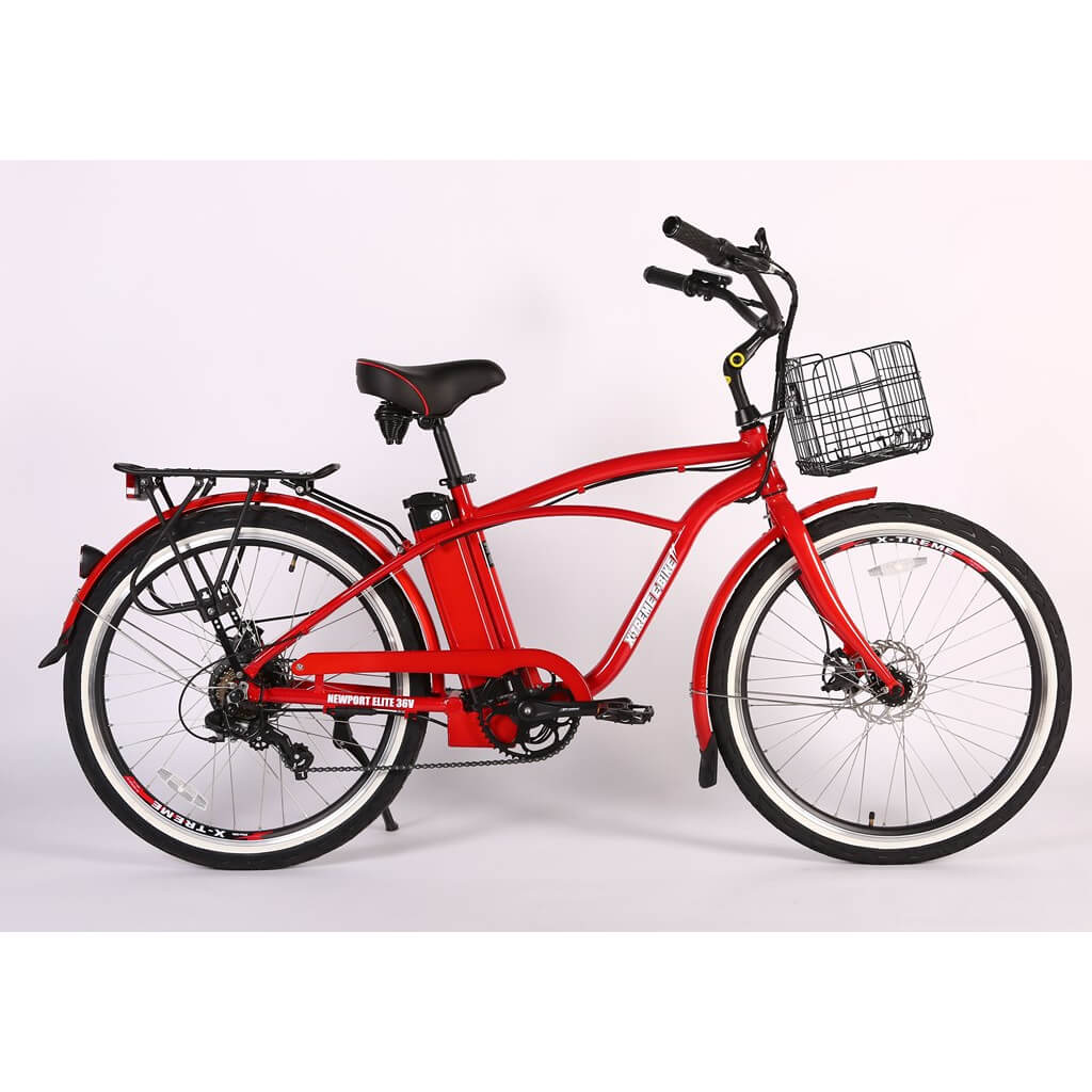 X-Treme Newport Elite Max 36V 350W Beach Cruiser Electric Bike