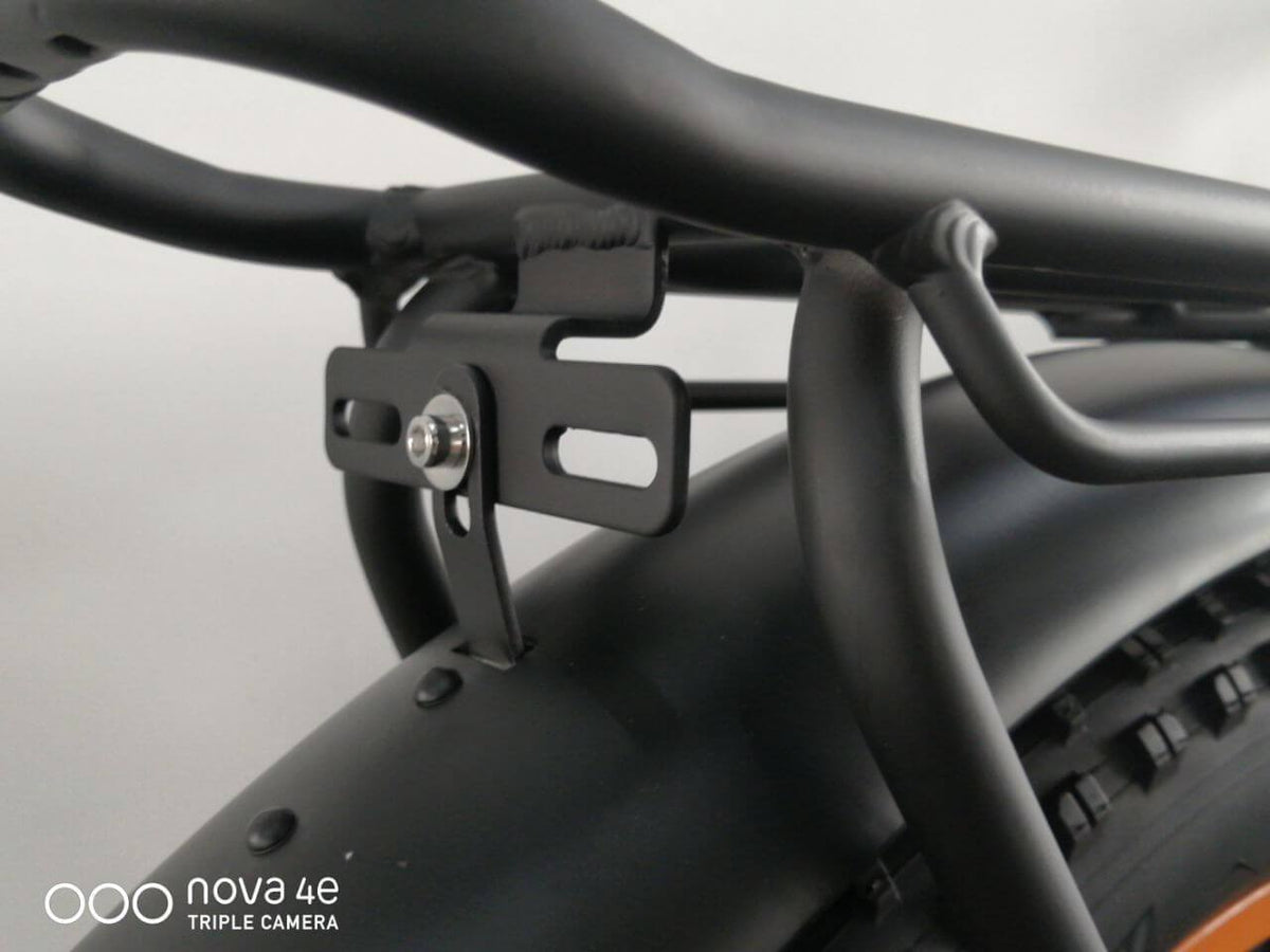 Ecotric Rear Rack &amp; Fenders for Rocket Bike and Beach Snow 26&quot; Electric Bikes