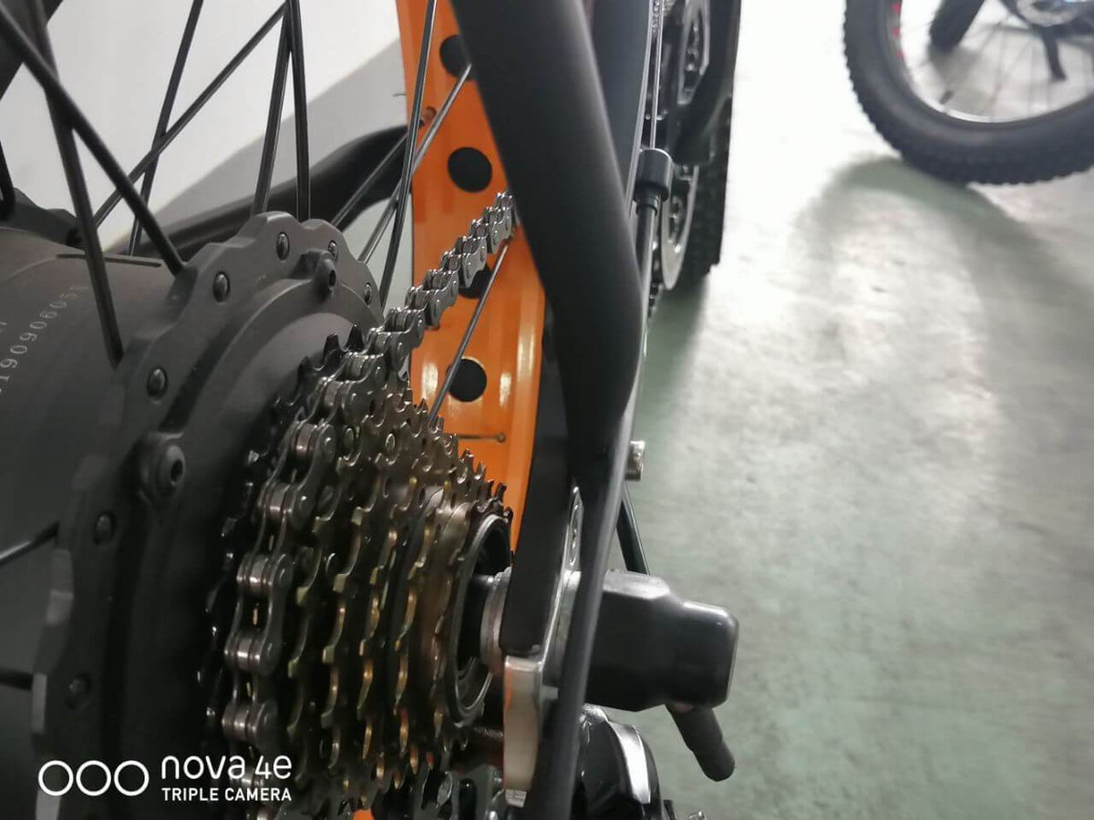 Ecotric Rear Rack &amp; Fenders for Rocket Bike and Beach Snow 26&quot; Electric Bikes