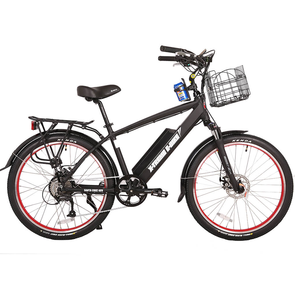 X-Treme Laguna 500W Beach Cruiser 48 Volt Electric Bike Black Right side