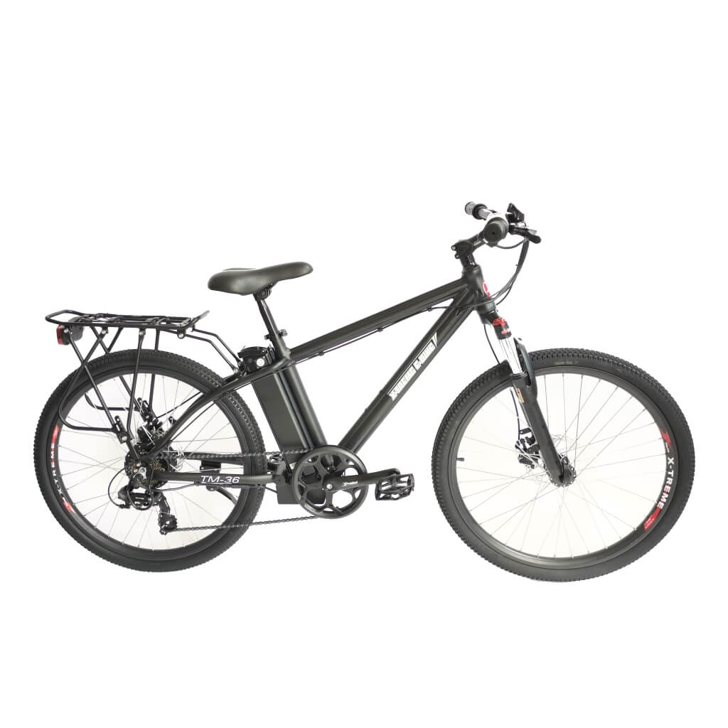 X-Treme 36TM-36 350W 36V Mountain Electric Bike black right side