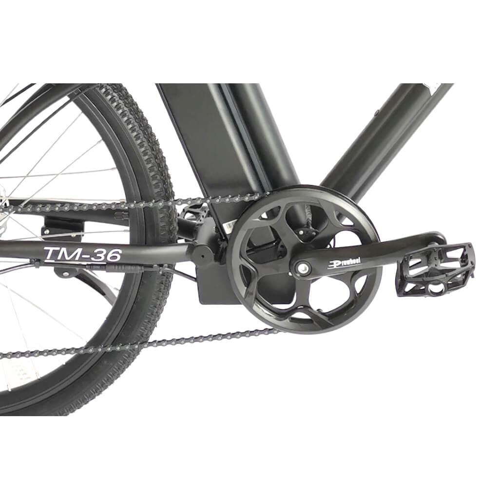 X-Treme TC-36 Step-Through 350W 36V Electric Mountain Bike crank arm