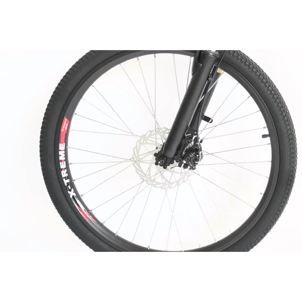 X-Treme TC-36 Step-Through 350W 36V Electric Mountain Bike front tire