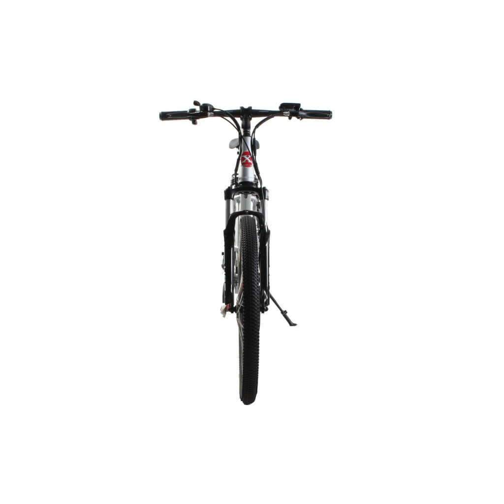 X-Treme Trail Climber Elite Max 350W 36V Step-Thru Mountain Electric Bike aluminum front