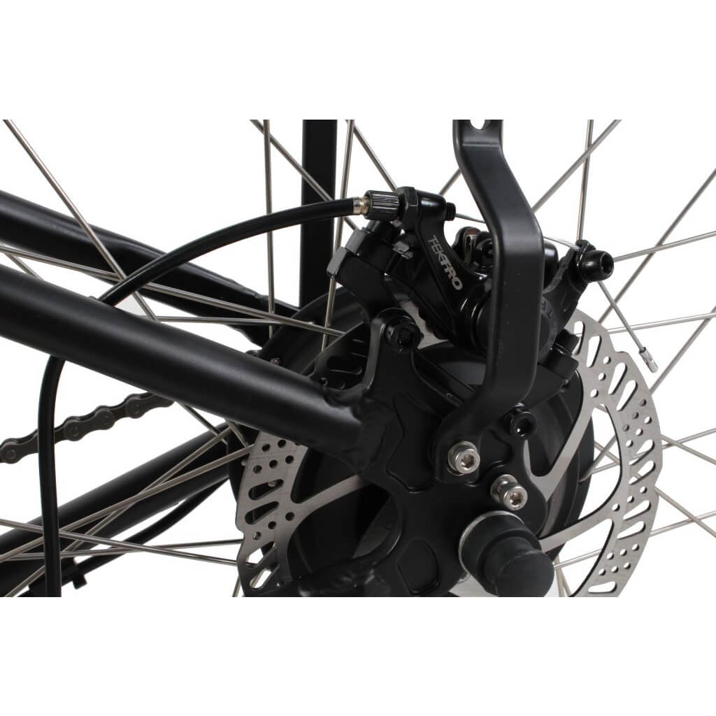 X-Treme Trail Climber Elite Max 350W 36V Step-Thru Mountain Electric Bike rear brake disk