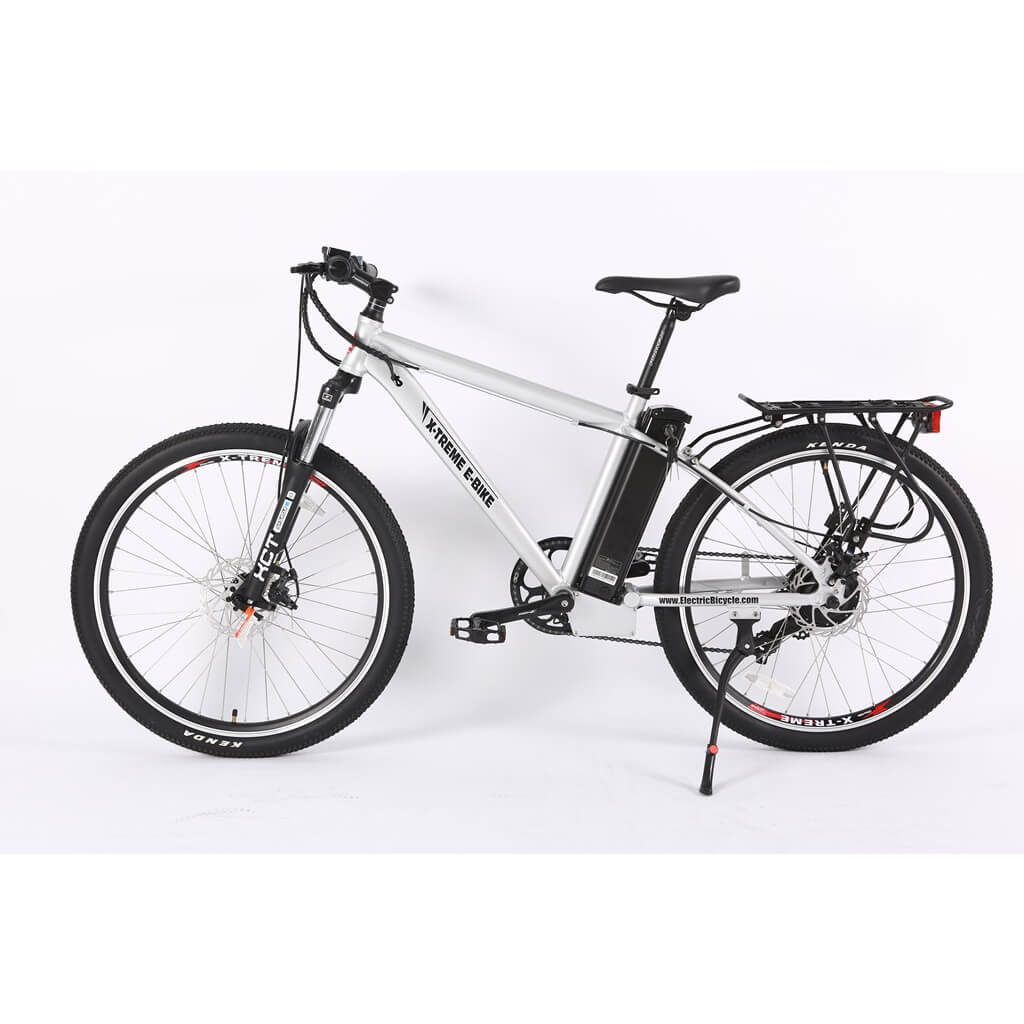 X-Treme Trail Maker Elite Max 350W 36V Mountain Electric Bike Aluminum left side 