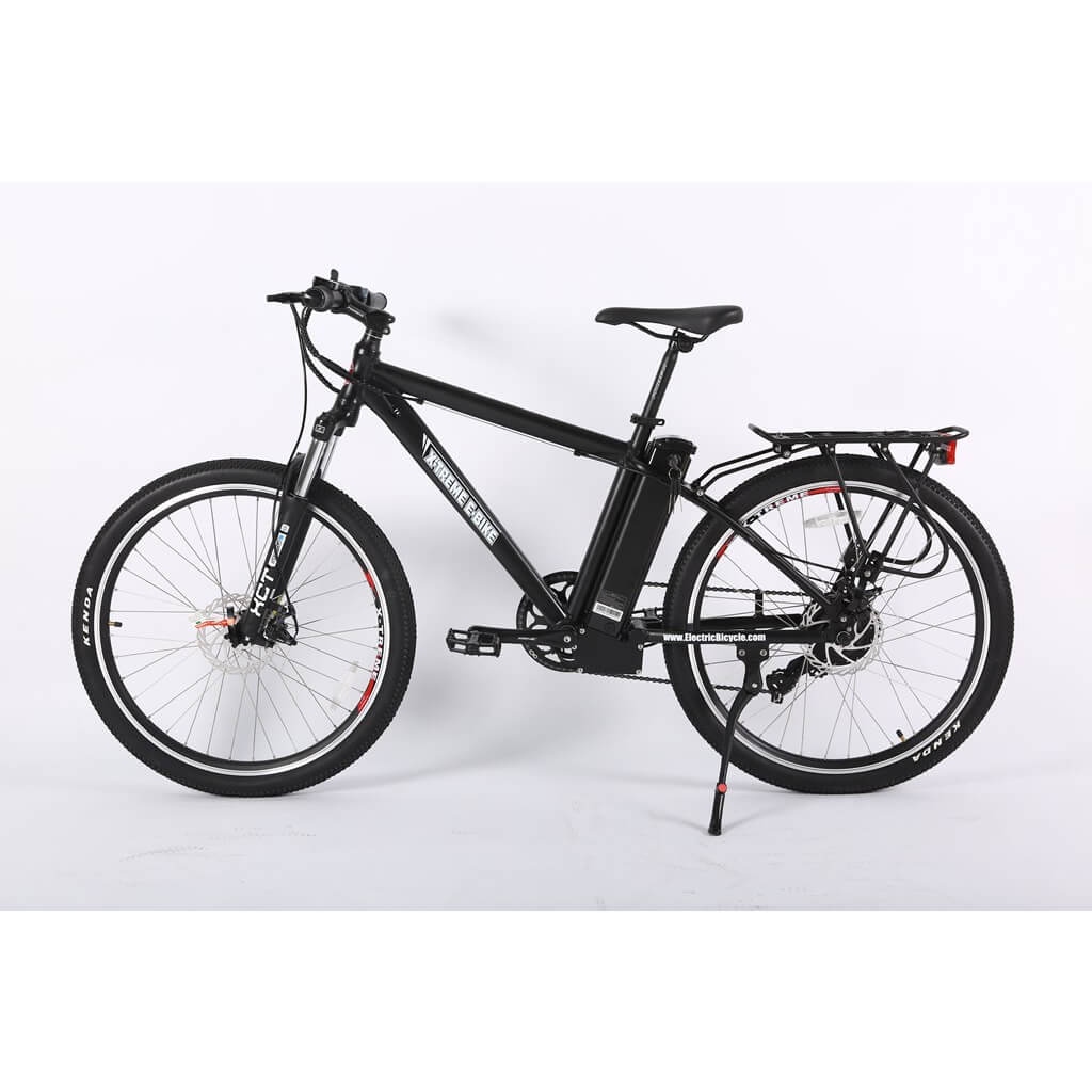 X-Treme Trail Maker Elite Max 350W 36V Mountain Electric Bike black left side