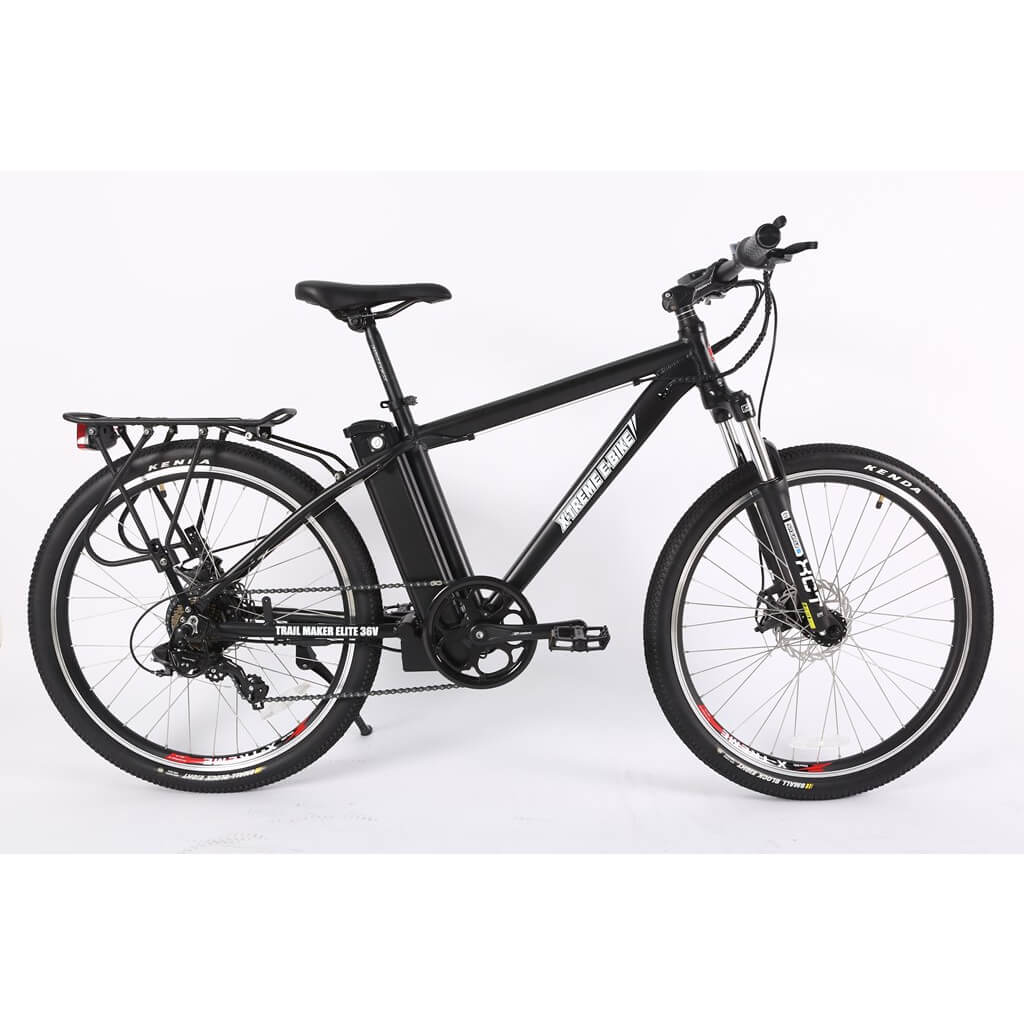 X-Treme Trail Maker Elite Max 350W 36V Mountain Electric Bike black right side