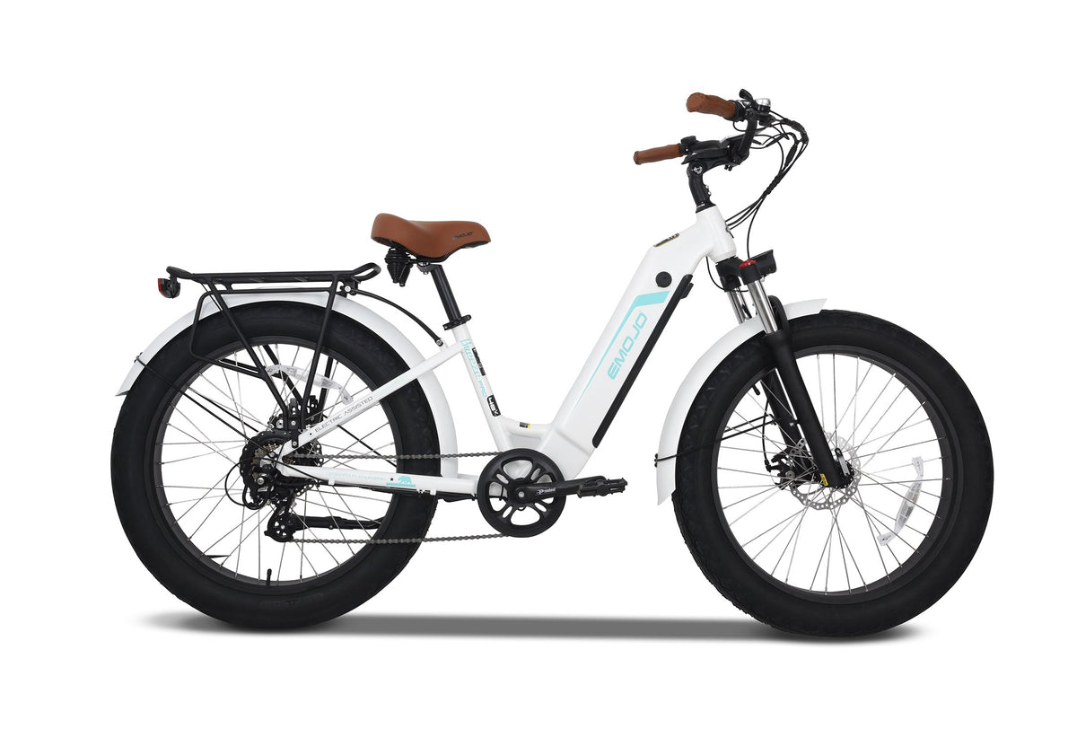 Emojo Breeze Pro 500W 48V Cruiser Electric Bike White