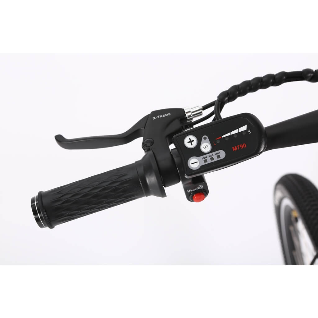X-Treme X-Cursion Elite Max 36V 350W Folding Electric Mountain Bike digital controller