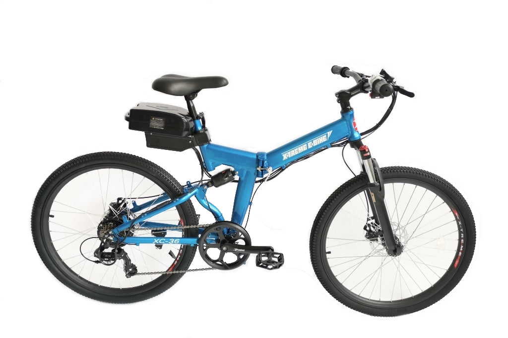 X-Treme XC-36 350W 36V Folding Mountain Electric Bike
